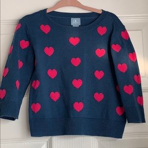 GAP Heart Sweater